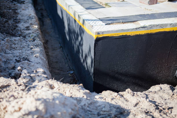 Professional Exterior Waterproofing technician working in Idaville, IN